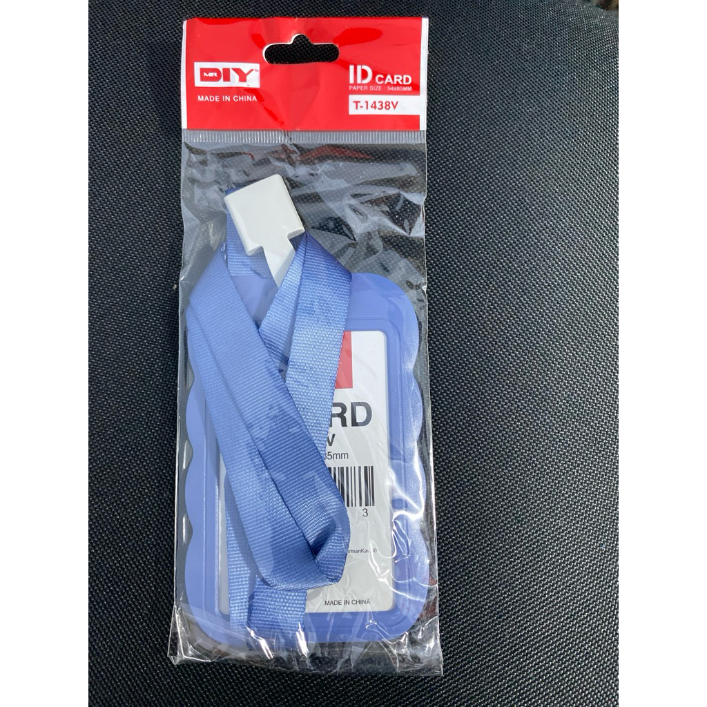 

DIY Tempat Kartu ID - ID Card Plus Tali Lanyard Biru Putih Gelombang