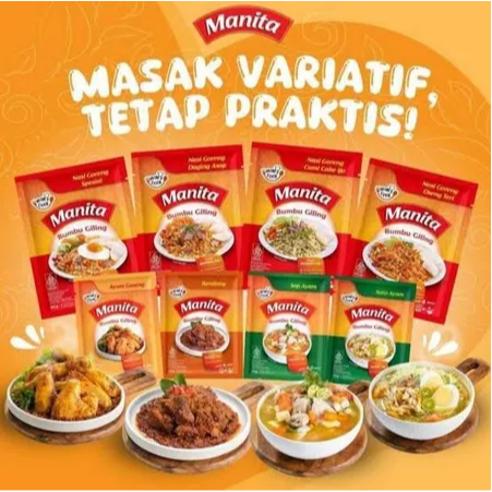 

MANITA Bumbu Nasi Goreng & Bumbu Masak Siap Saji