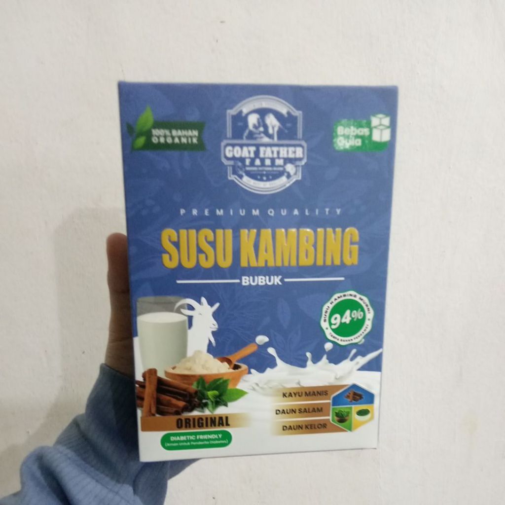 

SUSU KAMBING GOAT FATHER BUBUK ORIGINAL BERAT BERSIH 210GR