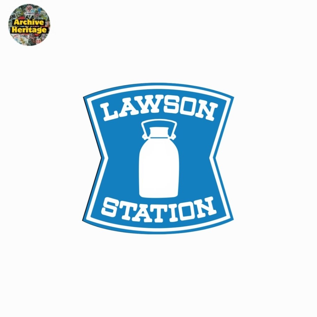 

sticker Laws0n station convenience store logo brand stiker