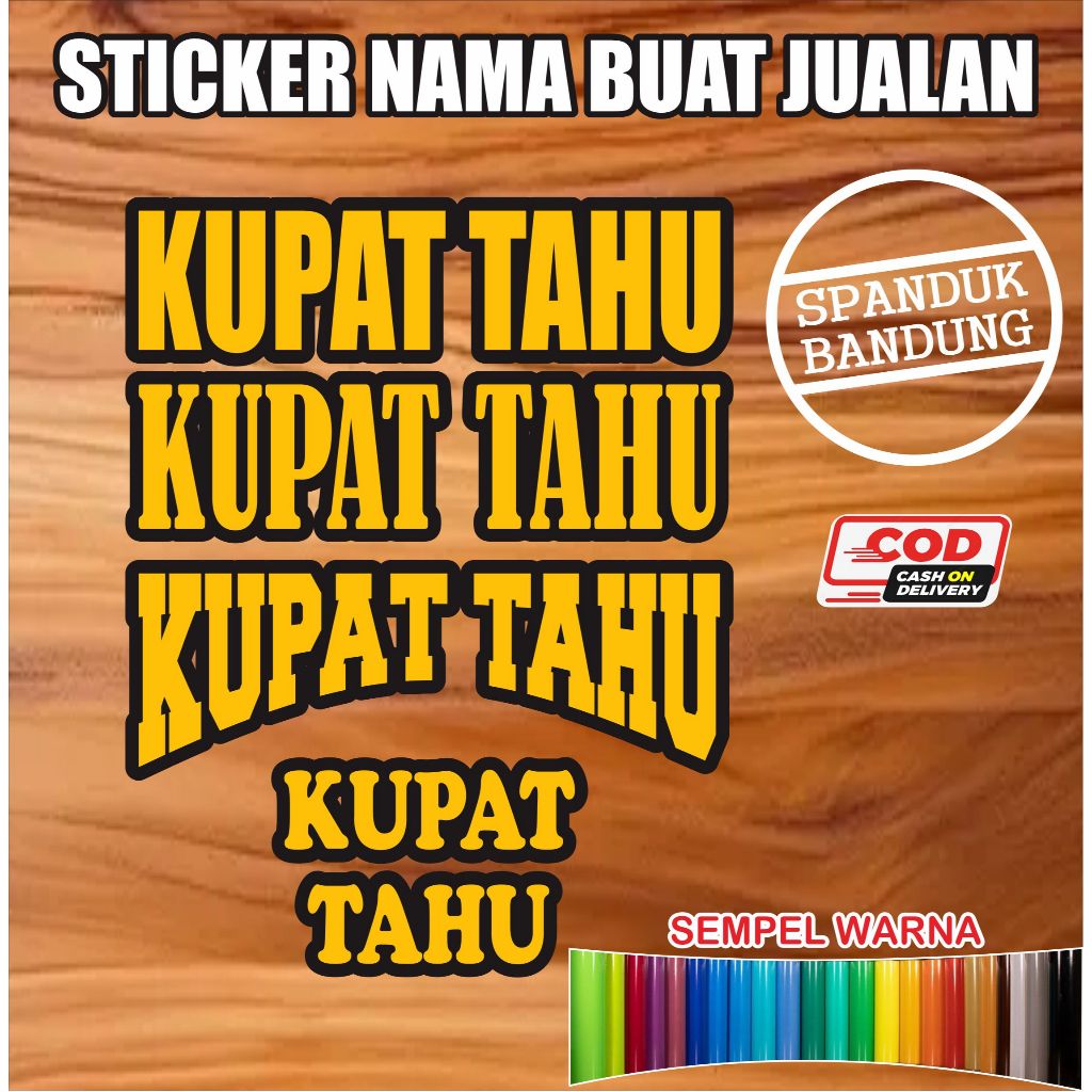 STIKER ETALASE DAN GROBAK CUTTING STIKER GEROBAK BAKSO SOMAY PINTU KACA NASI GORENG DLL