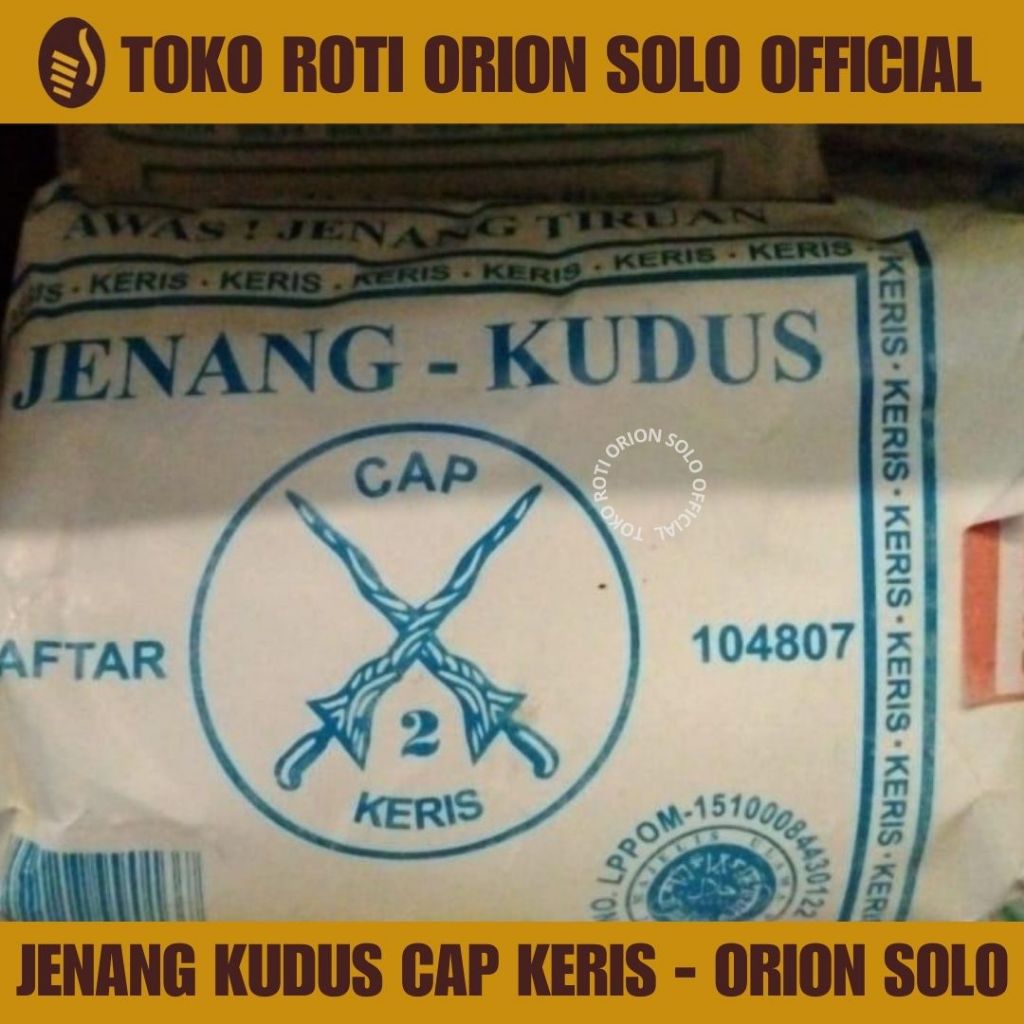 

Jenang Kudus Cap Keris Durian - Orion Solo