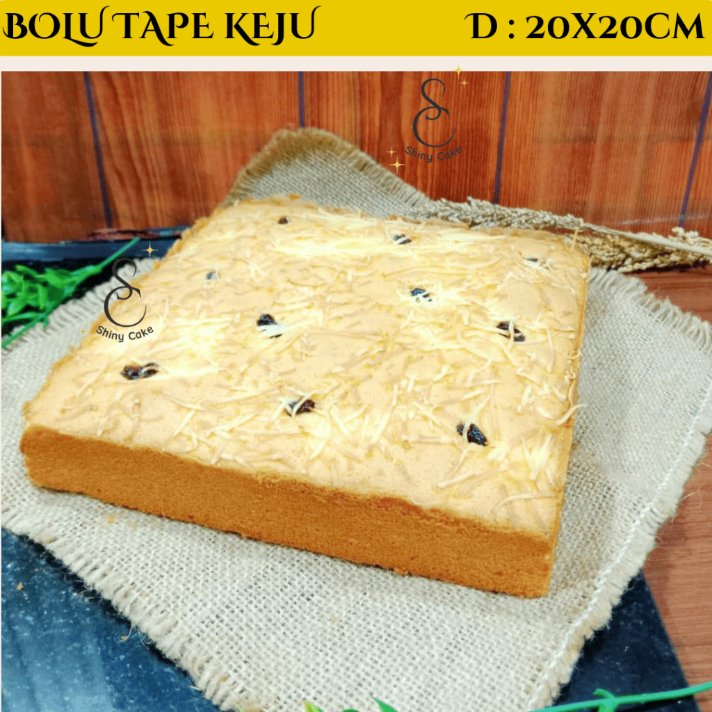 

Kue Bolu Tape Susu Keju Panggang 22cm