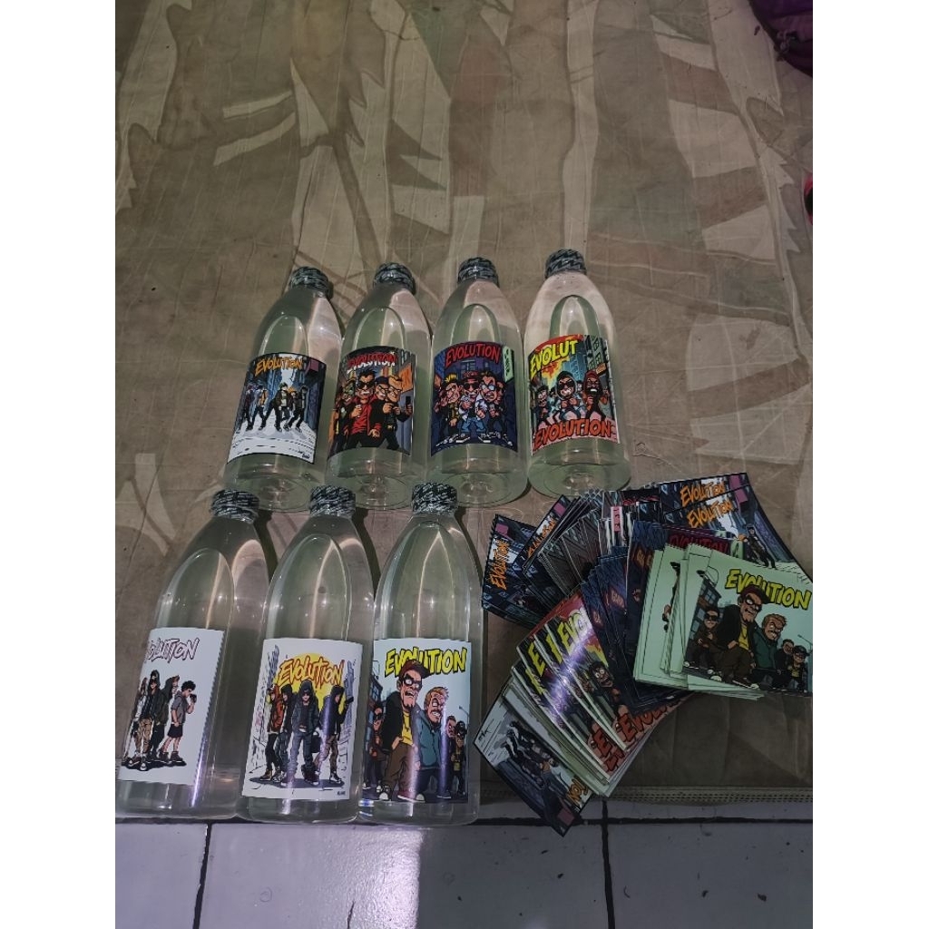 

Stiker Evolution kemasan 600ml