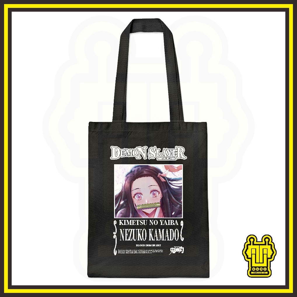 Tas Tote Bag Anime Demon Slayer Kimetsu No Yaiba Nezuko Kamado