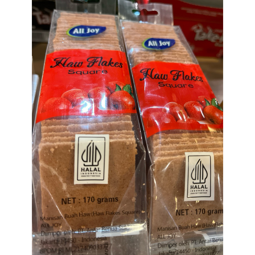 

All Joy Haw Flakes Square 170 gr