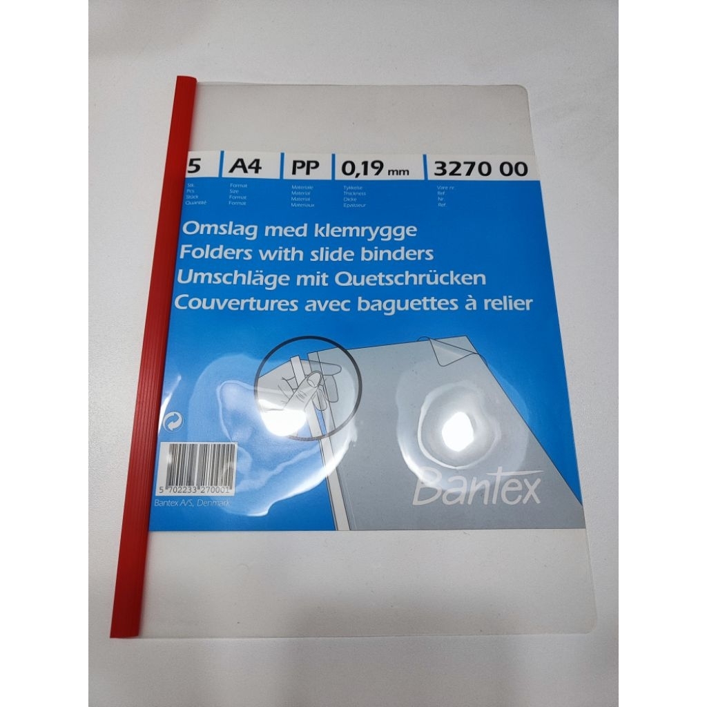 

Folder with slide binders, merk Bantex Denmark