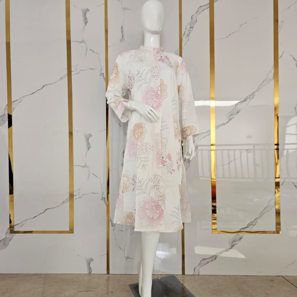 TUNIK MOTIF BUNGA - Tunic Floral Pattern