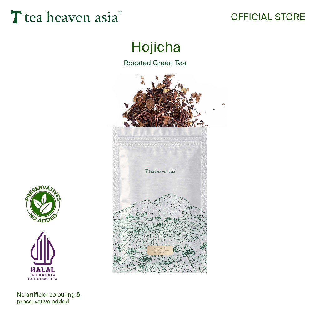 

Tea Heaven Hojicha Roasted Green Tea 40gr