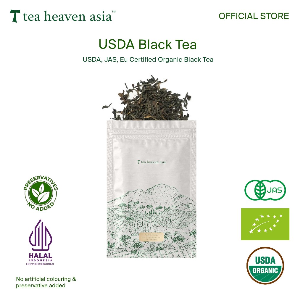 

Tea Heaven Pure Organic Black Tea 30gr