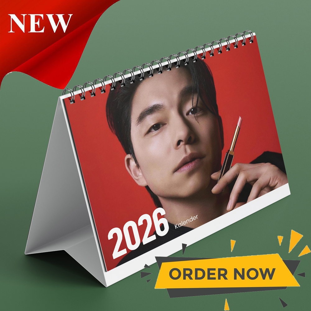 

A&M Kalender Gong Yoo Kalender Meja Kalender 2026 Kalender K-POP
