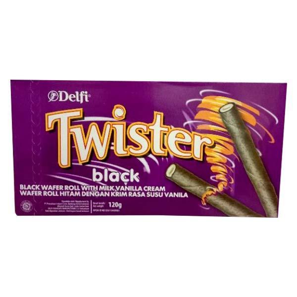 

Snack/Biskuit TWISTER BLACK 120 GRAM - DELFI PRODUCT