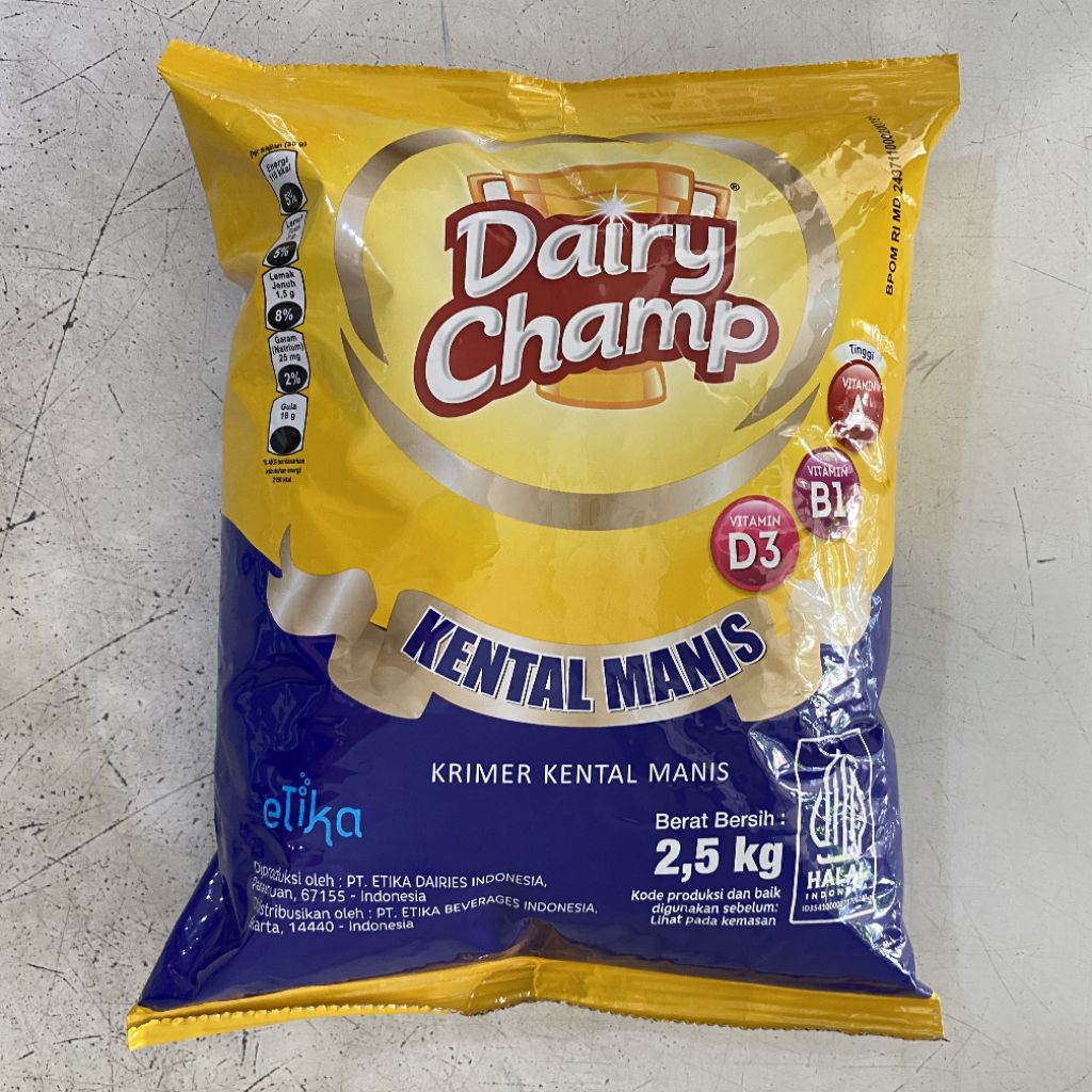 Dairy champ krimer kental manis 2.5 kg | skm dairy champ | susu dairy champ