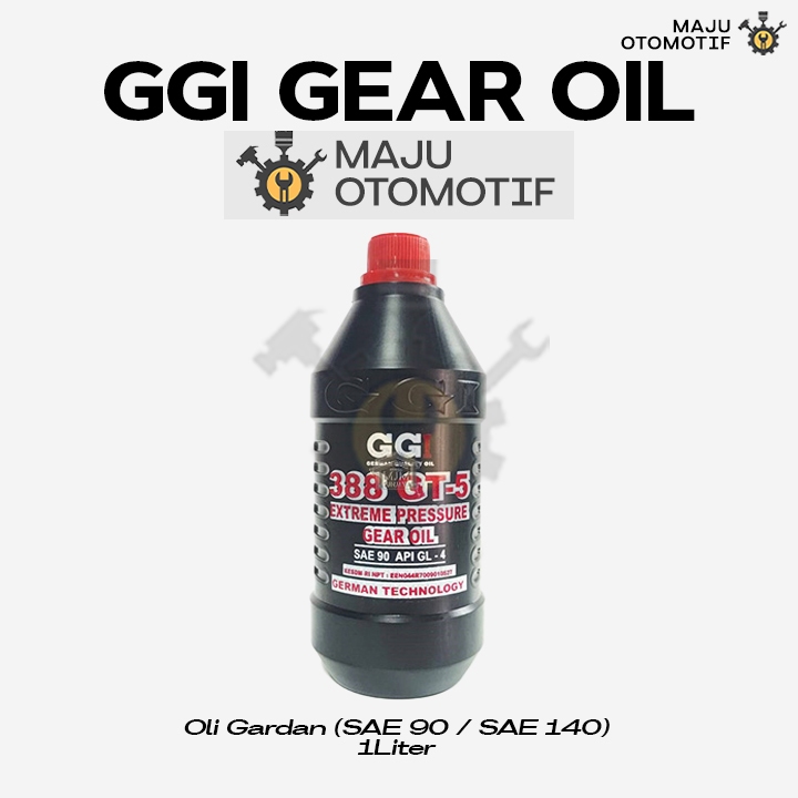Oli Gardan GGI Gear Oil SAE 90 140 1 Liter API GL-4 Transmisi Manual Persneling Mobil 1Liter SAE90 S