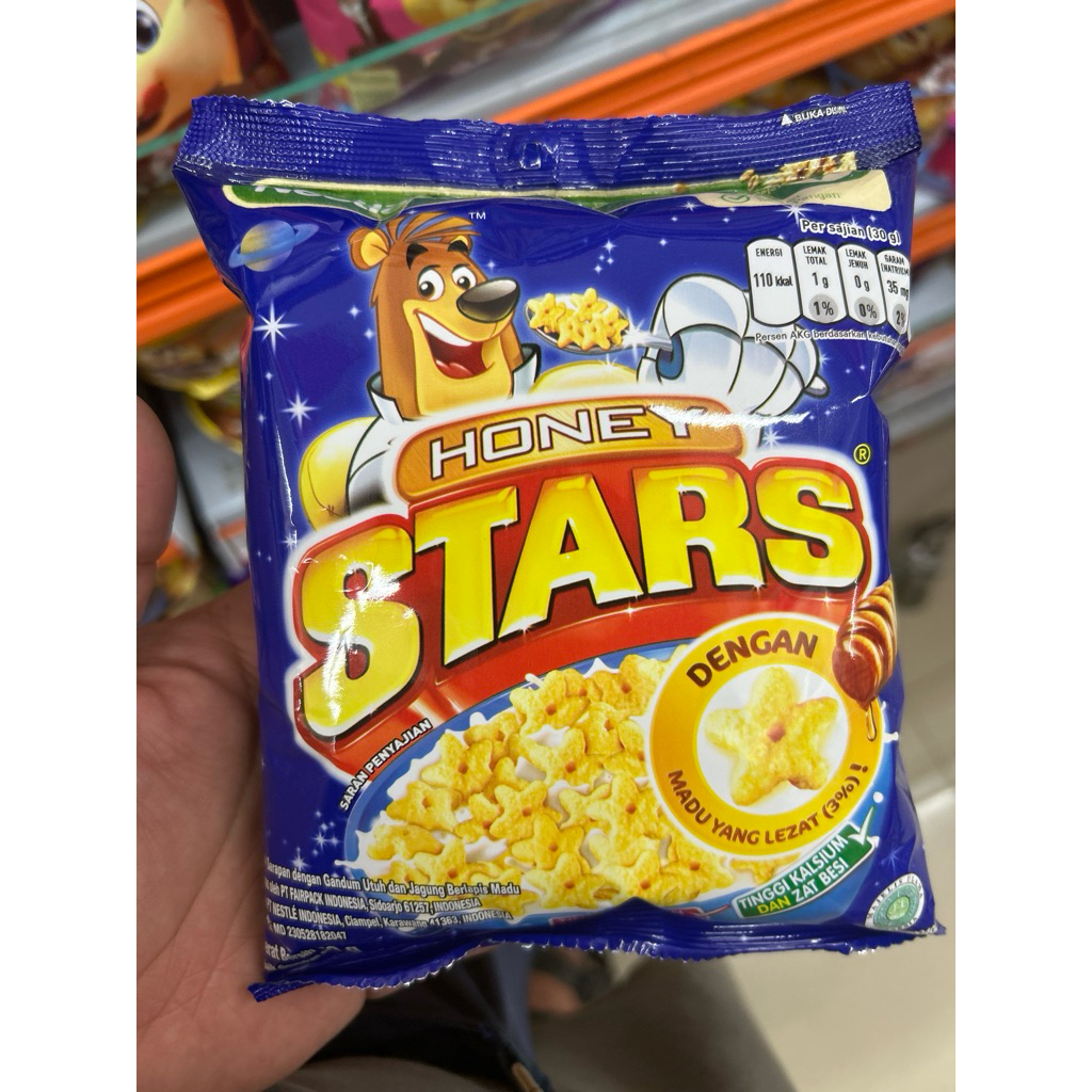

Honey Stars sereal pouch 70gram