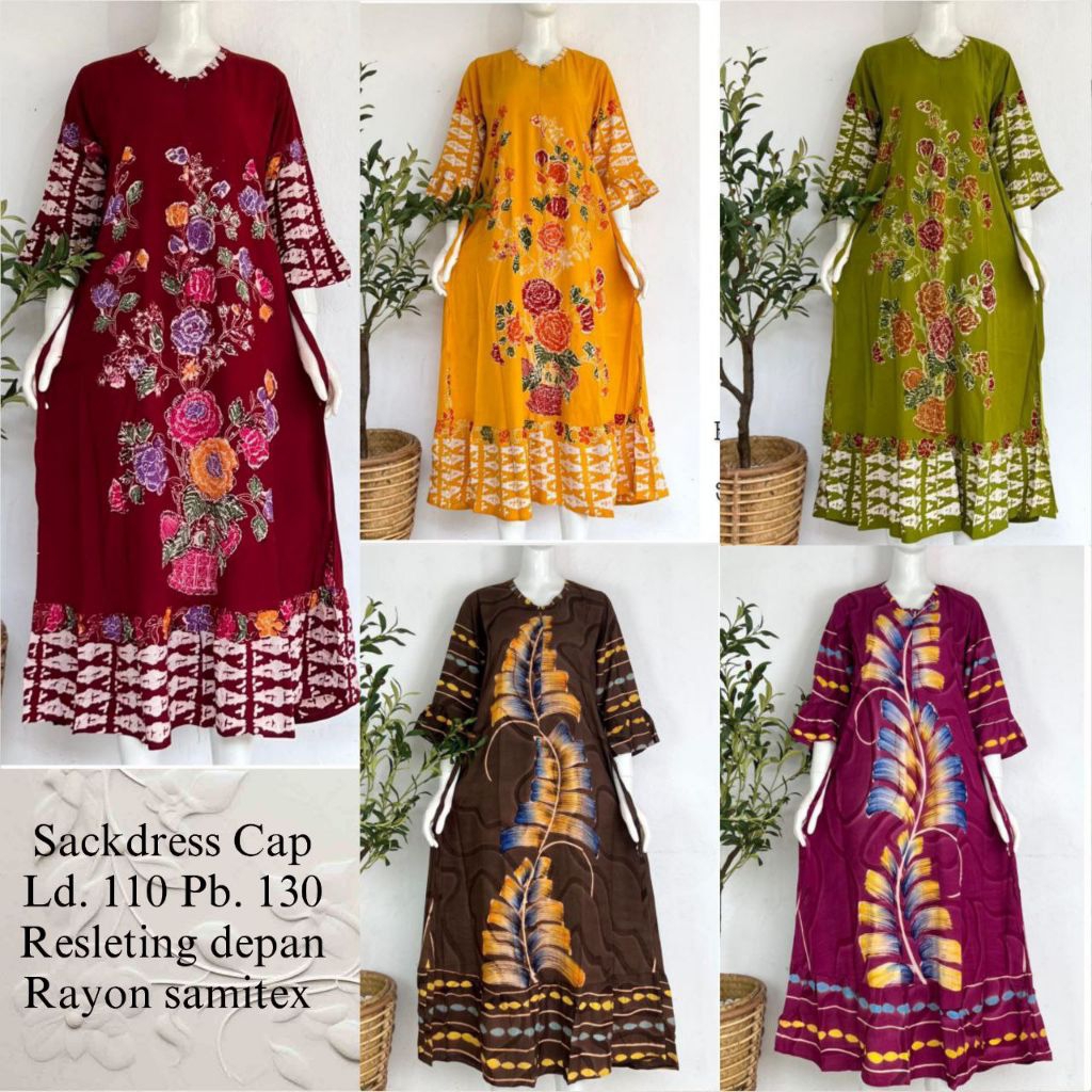 daster panjang daster batik panjang sekdress batik long daster batik cap