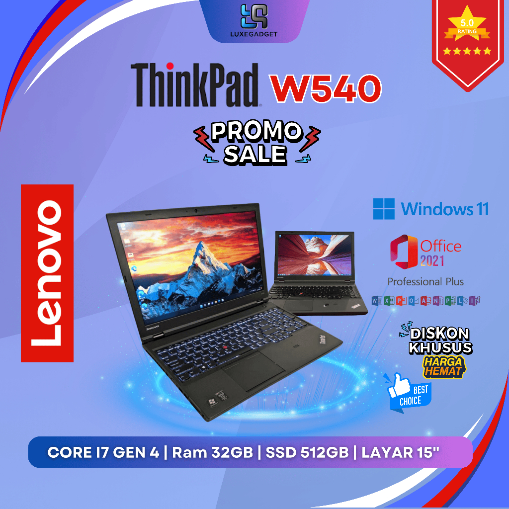 WORKSTATION MURAH LENOVO THINKPAD W541