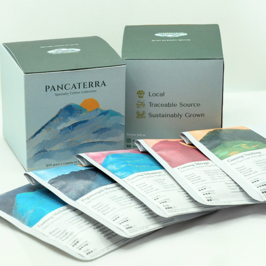 

PANCATERRA Specialty Coffee Collection | Single Origin Arabica @24 gram x 5 | by Coffeetography