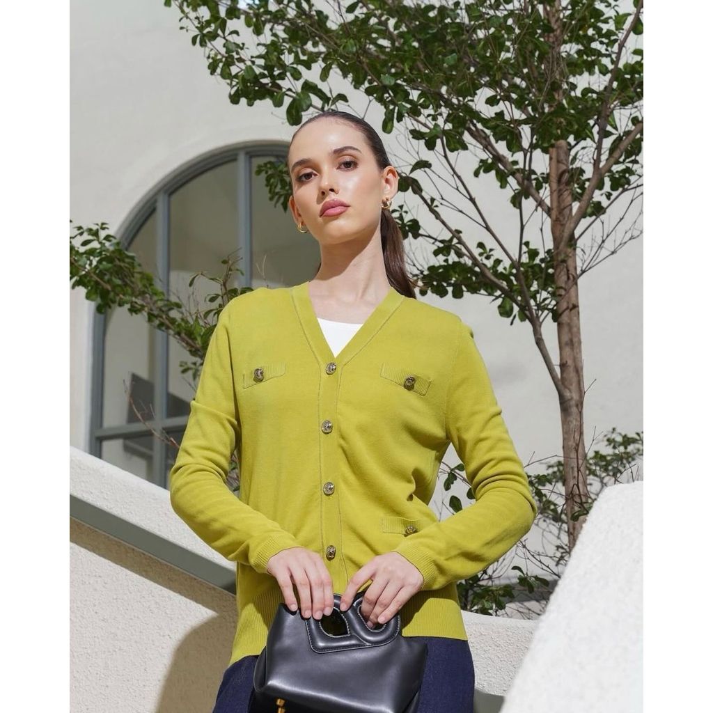 Evelyn Cardigan Buttonscarves As Is size M