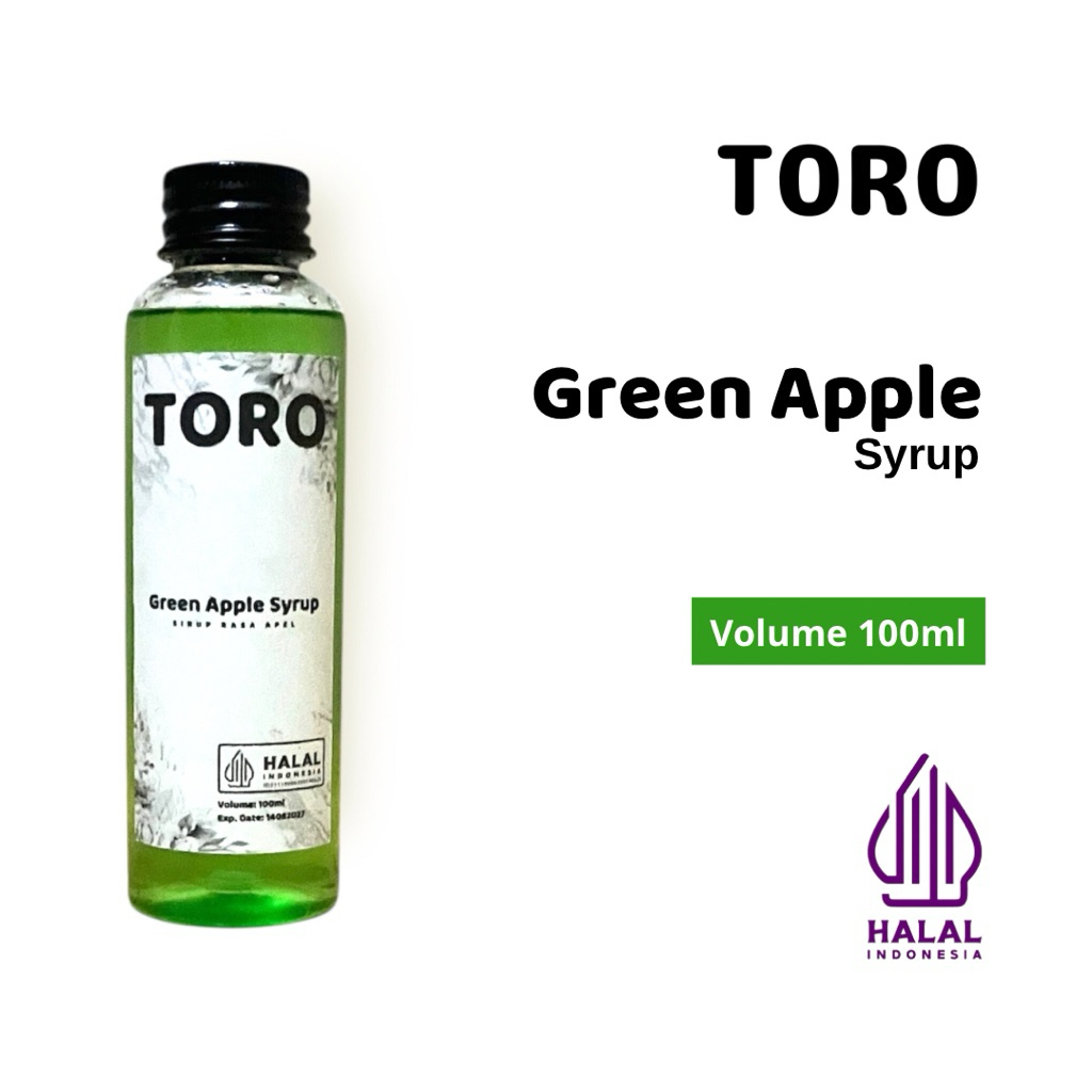

Green Apple Syrup 100ml | Sirup Rasa Apel 100ml