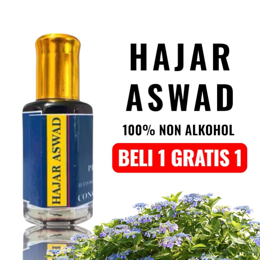 Parfum Hajar Aswad asli 12ml Safwana parfum