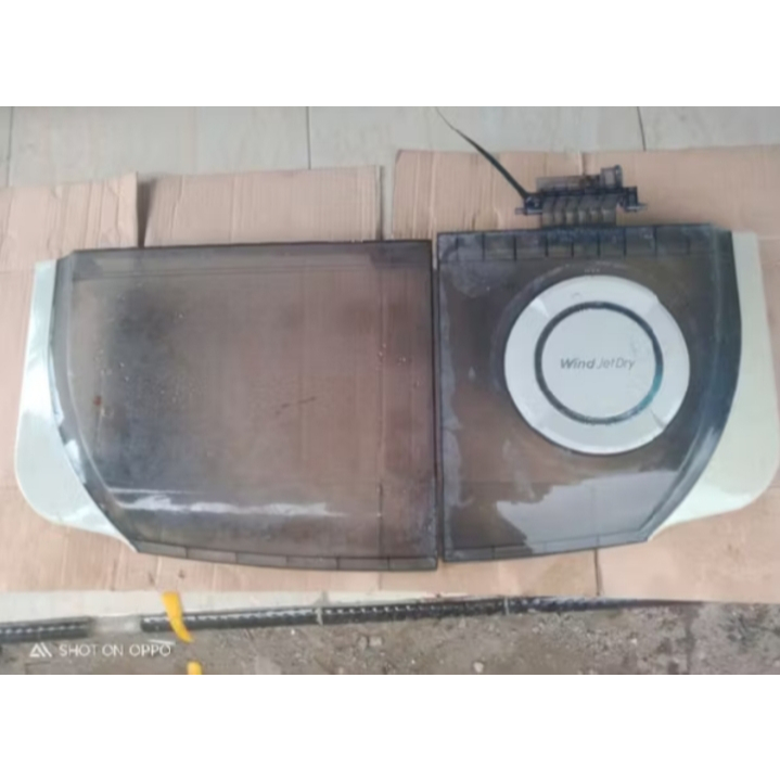 COVER TUTUP MESIN CUCI LG 2 TABUNG FULL SET ORIGINAL