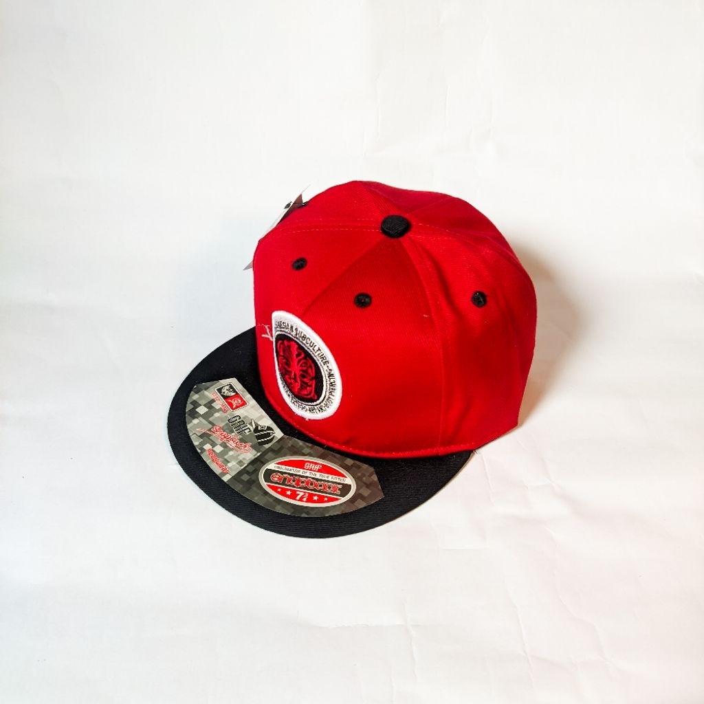 Topi Indonesian Subculture - Promo Topi Snapback Merah/Hiphop Pria Original - Topi Pria Premium