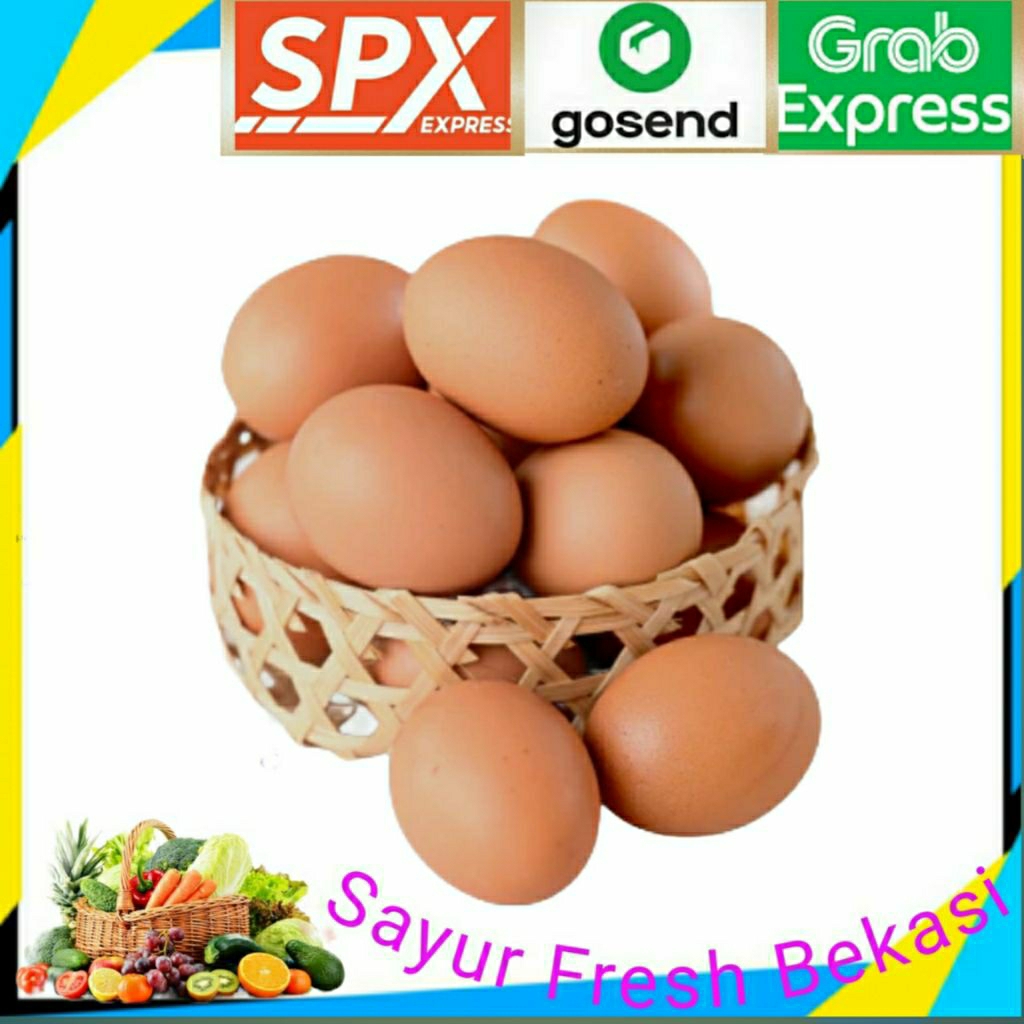 

Telor/Telur Ayam Negri 5 Butir.