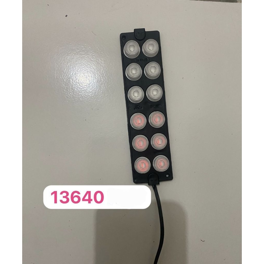 Led modul 6x2 PANJANG KEDIP lampu led kolong mobil motor truk bis 12v dan 24v