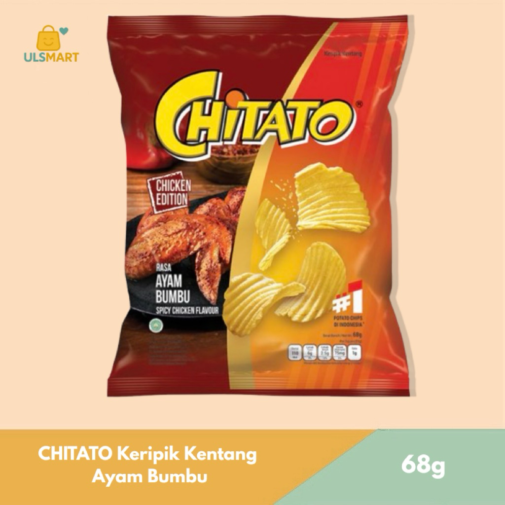 

CHITATO Keripik Kentang Ayam Bumbu 68 g