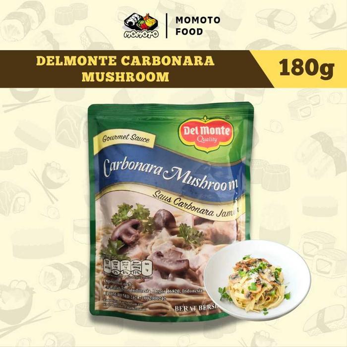 

DelMonte Carbonara Mushroom Jamur Saus 180 gr