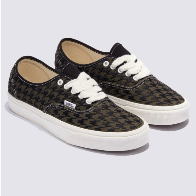 Vans Authentic Shoe - Houndstooth Olive