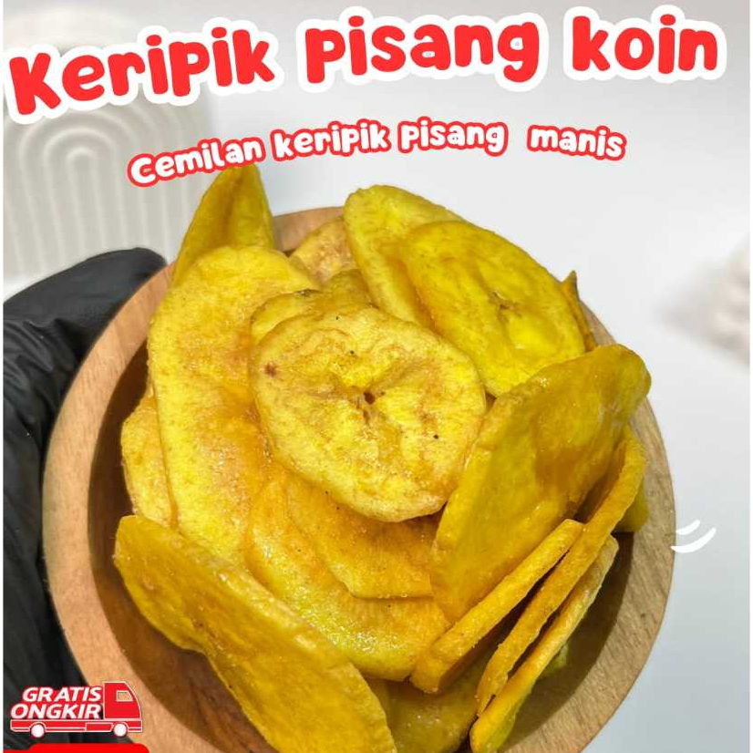 

Keripik Pisang Koin Manis Madu Renyah Gurih Cemilan Viral Snack Sehat