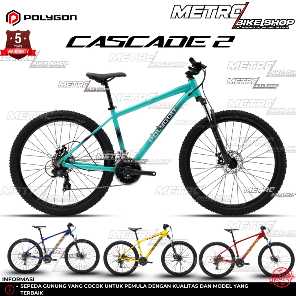Polygon Cascade 2 Sepeda gunung / MTB Polygon Cascade 2 sepeda MTB 27.5 warna terbaru