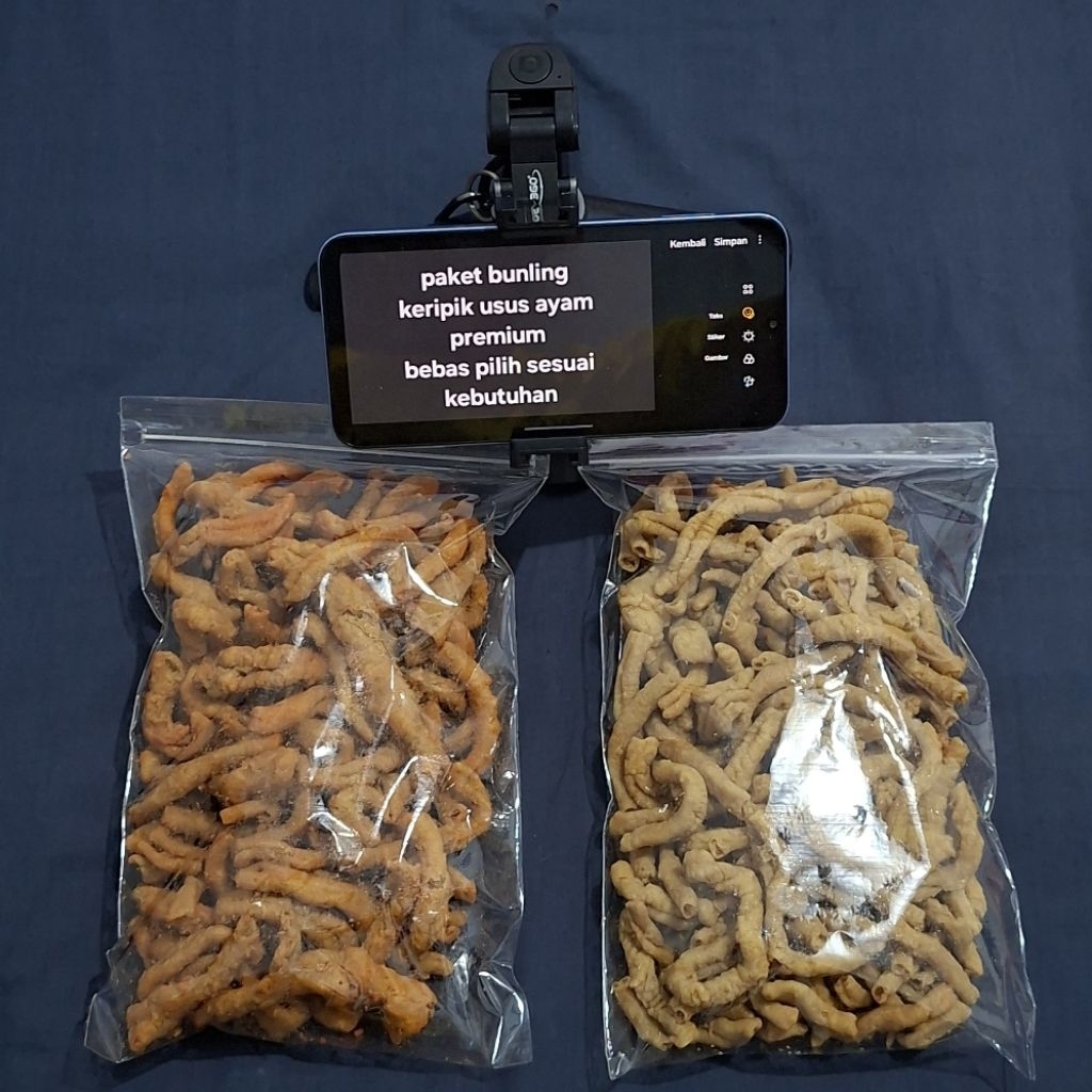 

PAKET BUNLING keripik usus ayam premium 500gr - AYY official