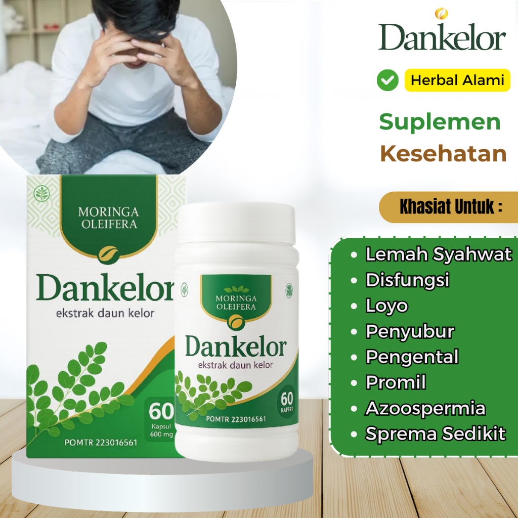 DanKelor Mengatasi Lemah Syahwat Pria Disfungsi Ereksi Loyo Kesuburan Pria Promil Penyubur Sprema