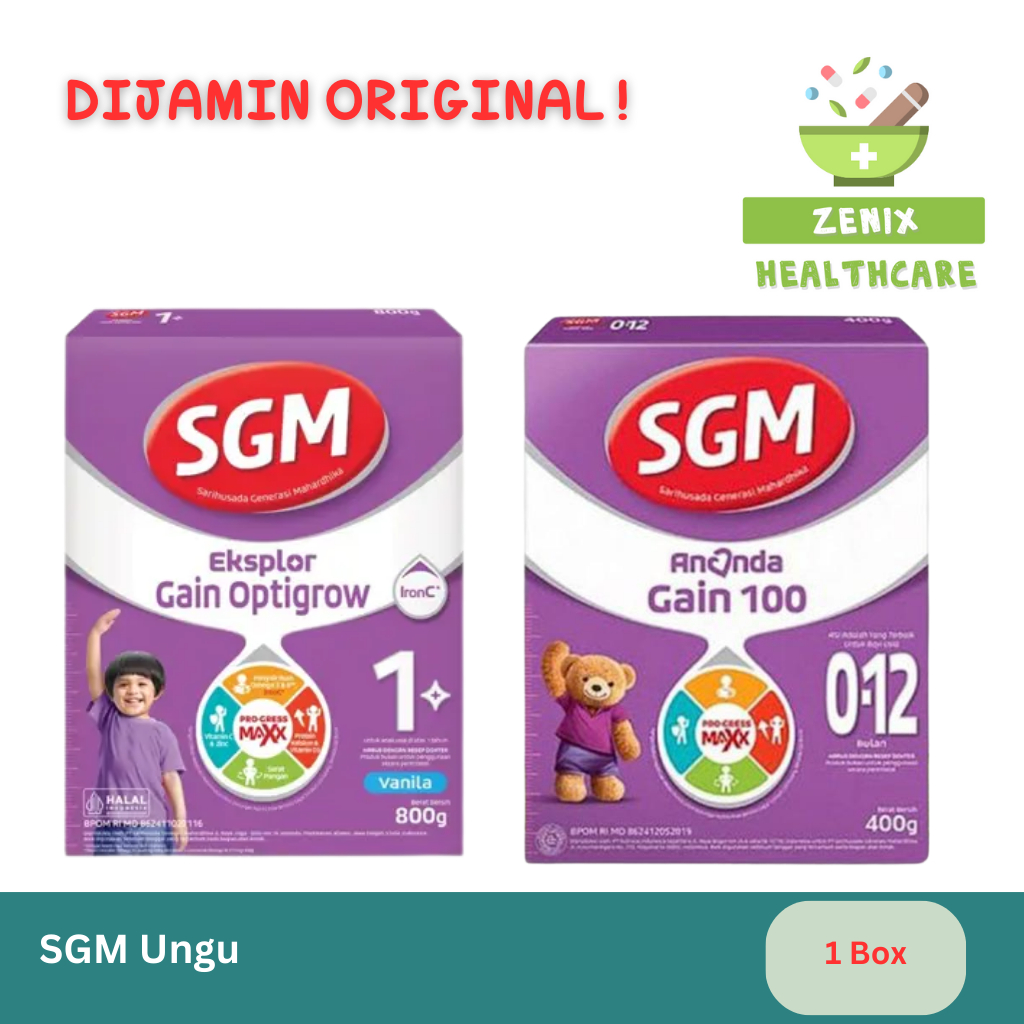 

Susu SGM Eksplor Gain Optigrow 1+ | SGM Ananda Gain 100 – Nutrisi Lengkap untuk Tumbuh Kembang Anak