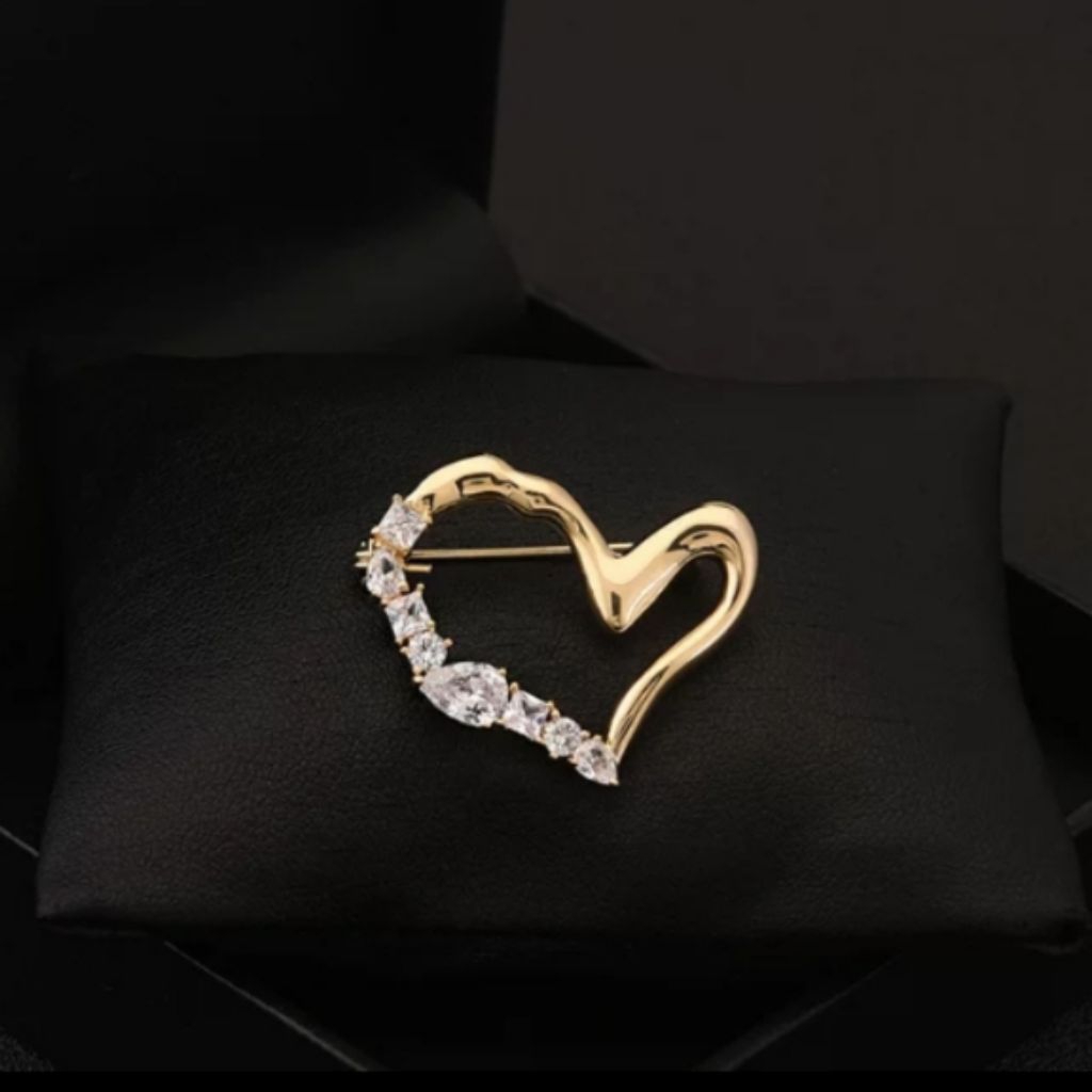 Bros Love Kecil Mewah Bros Hijab Gaya Korea Aksesoris Wanita