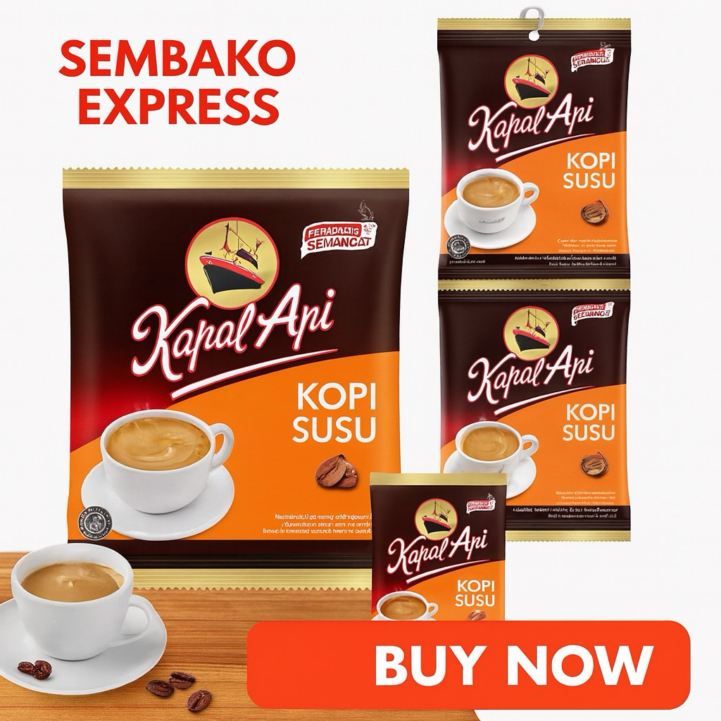 

Kapal Api Kopi Susu 31 g x 10 Sachet – Perpaduan Nikmat Kopi & Susu
