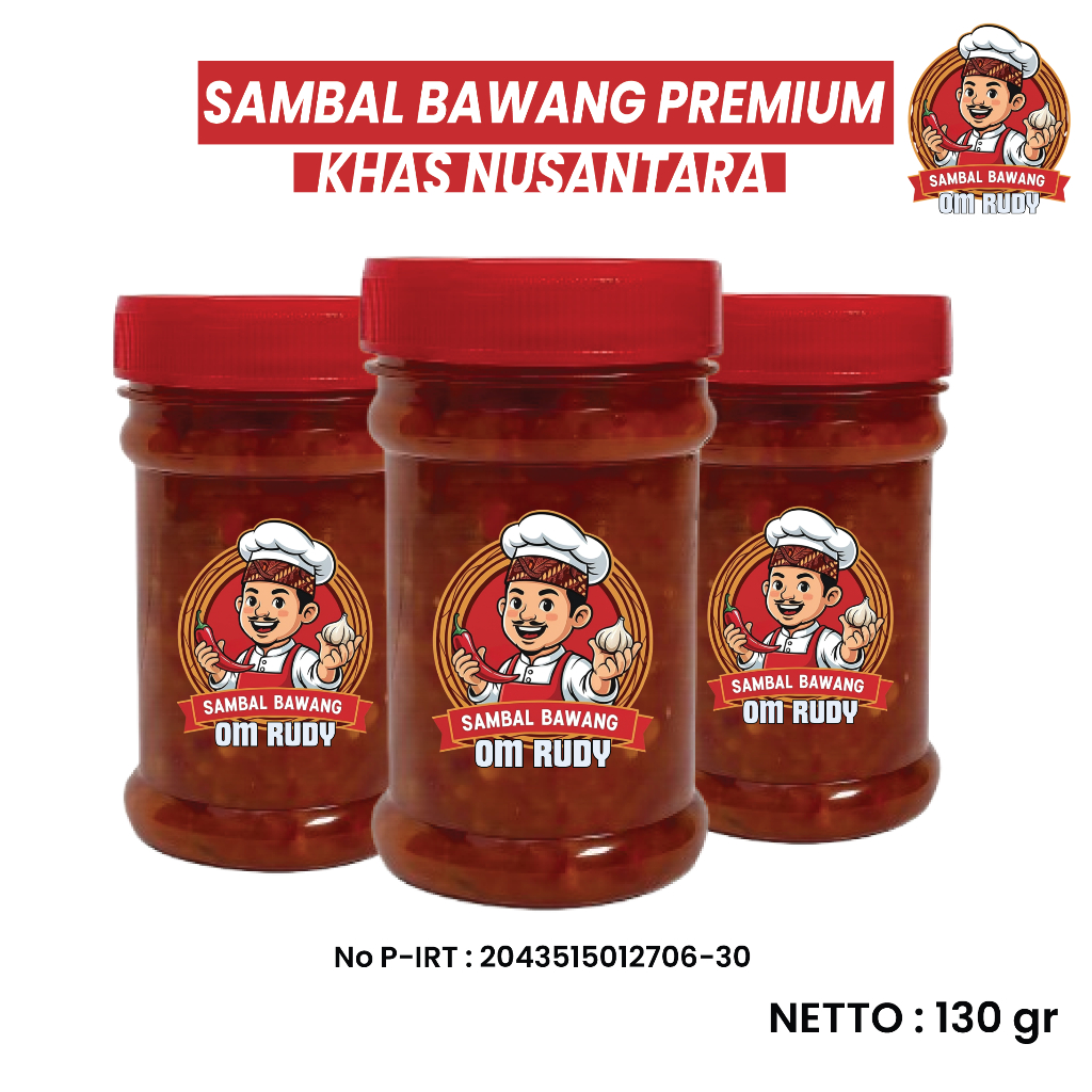 

Sambal Bawang OM RUDY | Sensasi Pedas Otentik Khas Nusantara | tanpa bahan pengawet