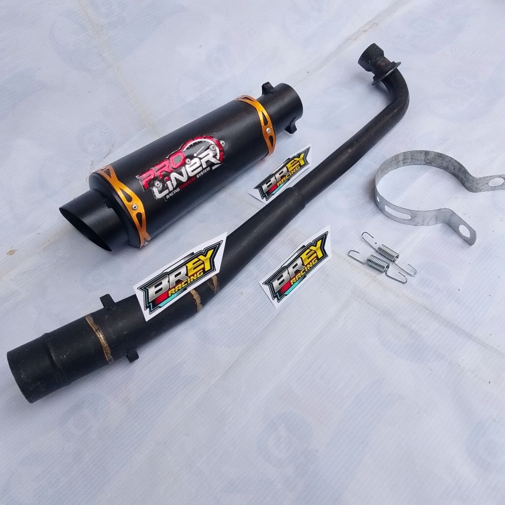 kenalpot racing Proliner brong ful bas revo fit absholute revo Jupiter z supra fit shogun 125 R