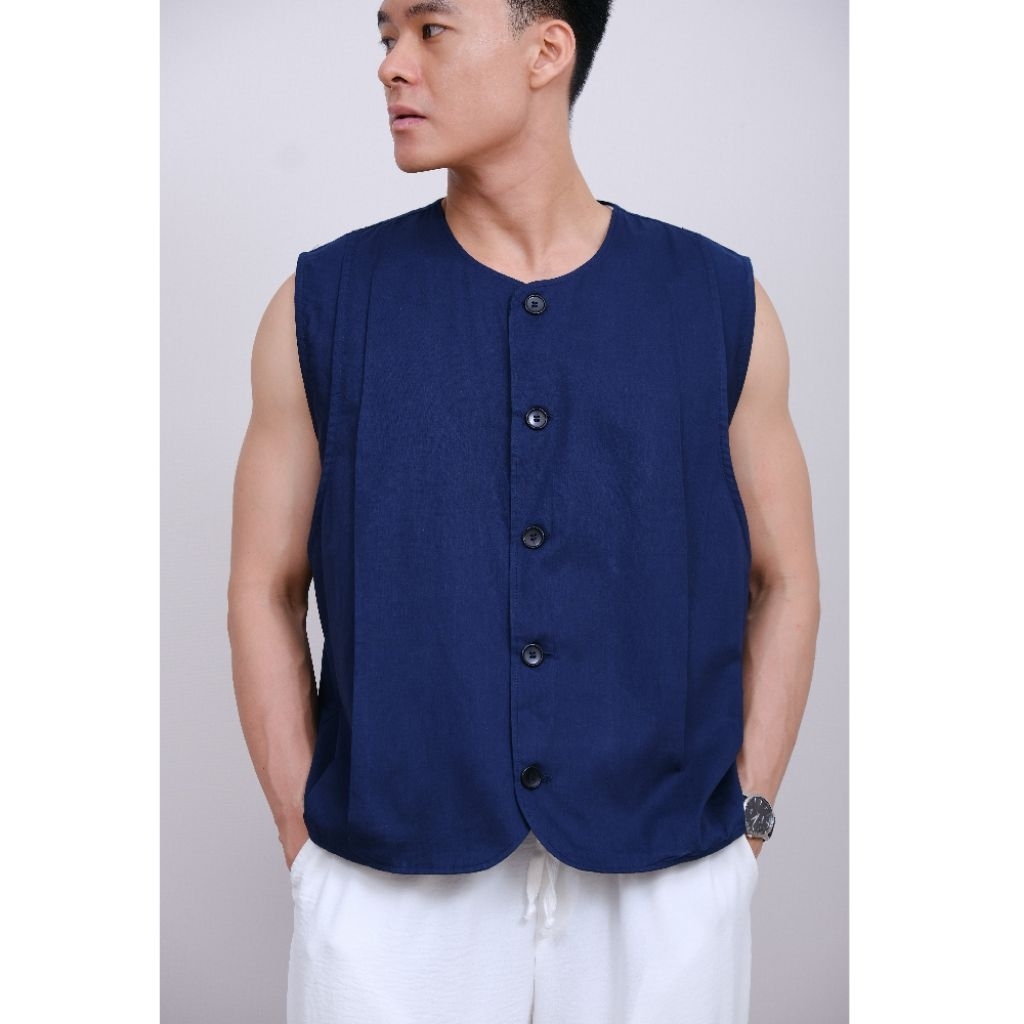 Jackson Top Baju Rompi Pria Outer Pria Kemeja Pria Keren