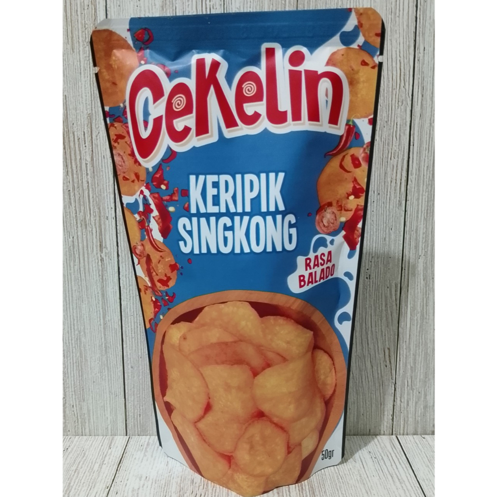 

Cekelin Keripik Singkong Rasa Balado