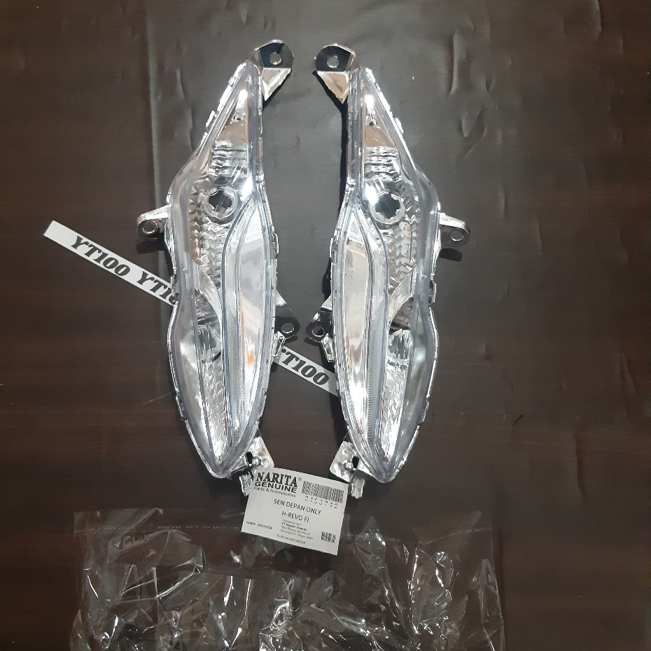 yt 100 lampu sen depan revo x revo fit fi injeksi