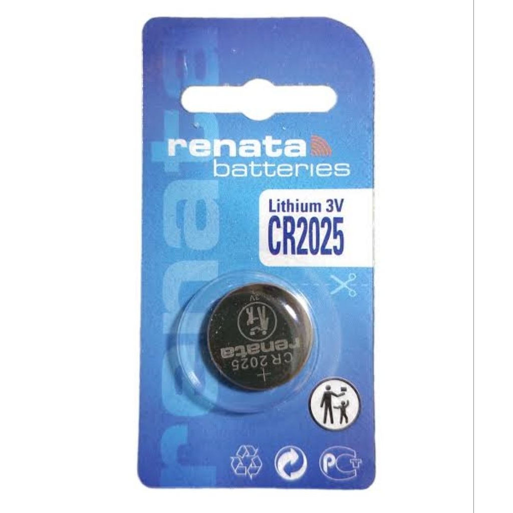Baterai Jam Tangan Original 2025 Renata Baterai Kancing CR2025 Original Renata