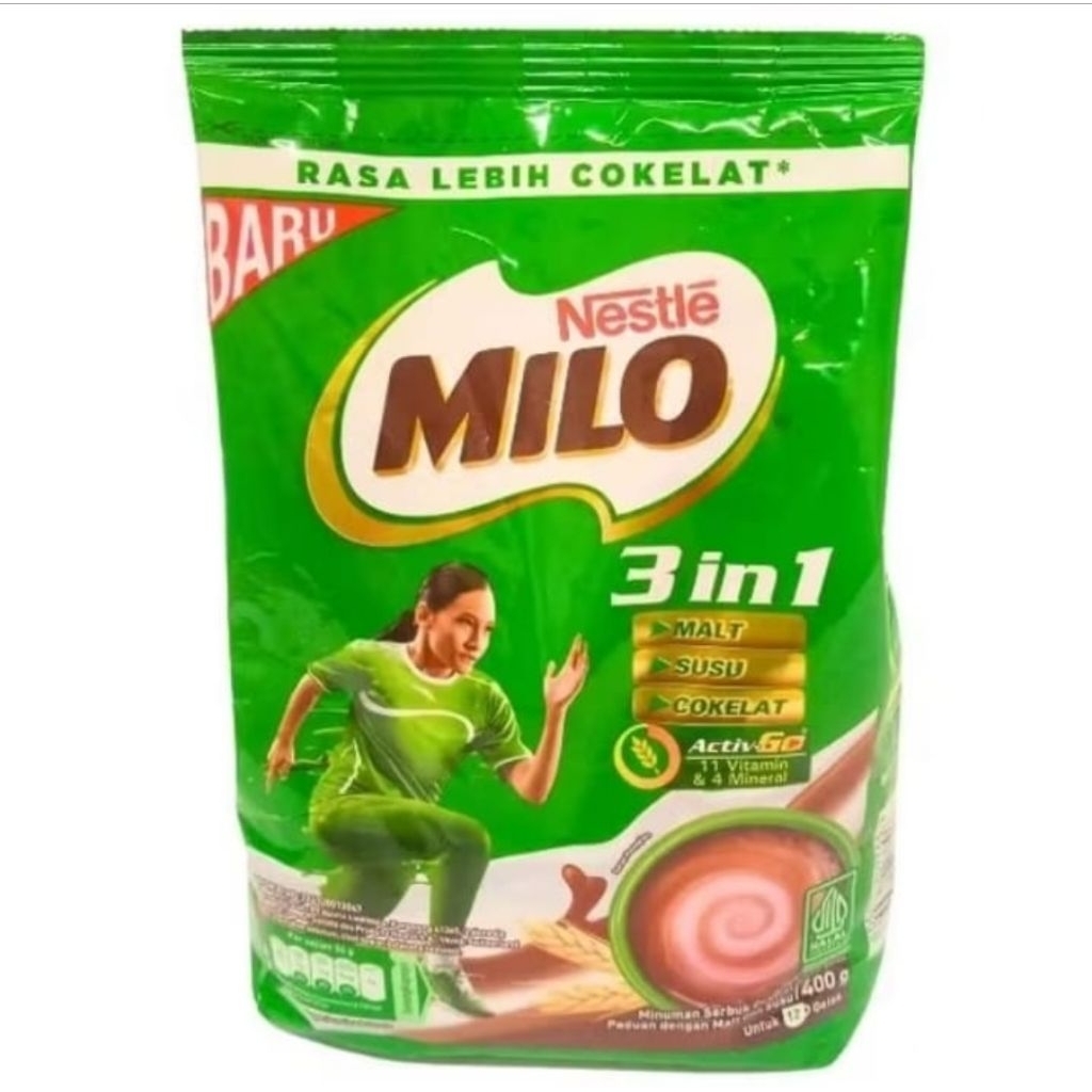 

Milo 3 in 1 Choco Drink 400 gr