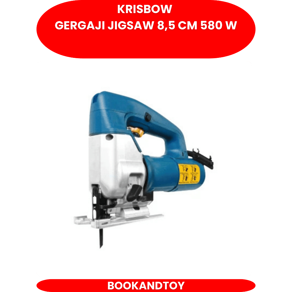 Krisbow Mesin Gergaji Jigsaw 8,5 Cm 580 W