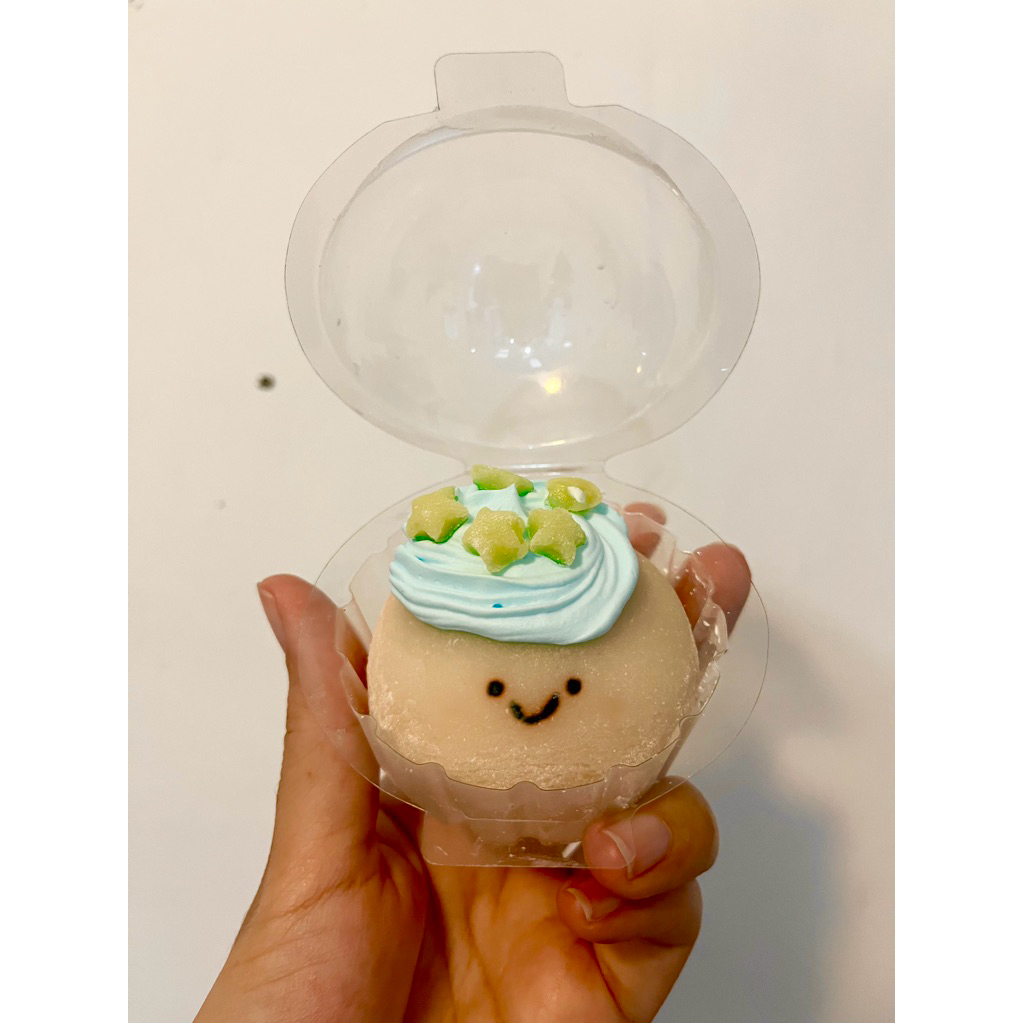 Latopia_ [Kelipatan 50 Pc] Mika Bulat Mini Setengah Lingkaran Mika Moon Cake Mika Bulat Ini Bakpia