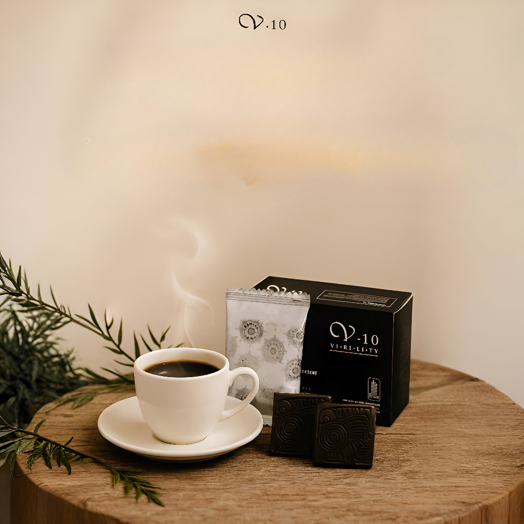 

Muser Shop [Cokelat Ginseng] Cokelat V-10 Virility 1Box Isi 5 V.10 Chocolate Ginseng – Cokelat Herbal Premium Sehat Stamina Vitalitas Energi Tubuh Extra Power 10X