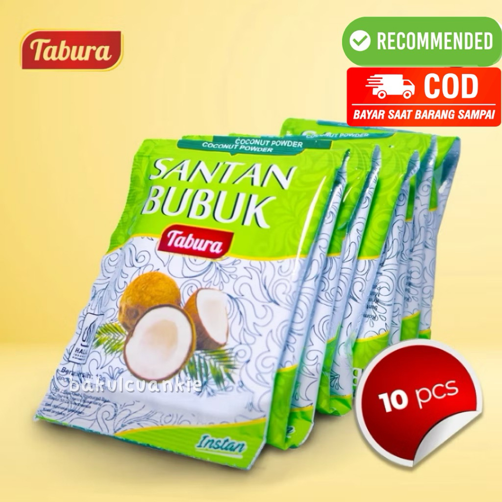 

Santan Bubuk Tabura Murah 1 renceng isi 10 sachet